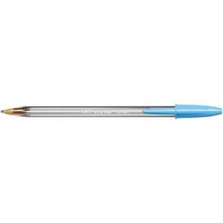 Caneta Esferográfica Bic Cristal Fun - Ponta Grossa de 1,6 mm - Tinta à Base de Óleo - Azul Turquesa
