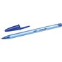 Canetas Esferográficas Bic Cristal Soft - Ponta Média de 1,2 mm - Espessura da Linha de 0,45 mm - Escrita Mais Suave - Azul