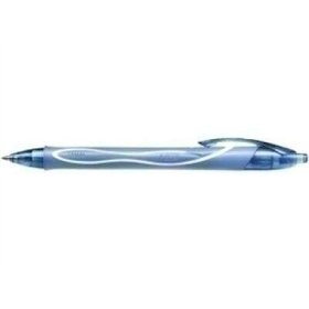 Caneta retrátil Bic Gel-Ocity Quick Dry - Ponta média de 0,7 mm - Tinta em gel - Secagem ultrarrápida - Não borra no papel - Tur