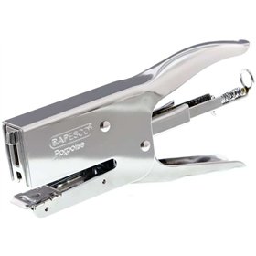 Grampeador de metal Rapesco Porpoise - Até 40 folhas com grampos de 8 mm - Grampos 26/6-8 mm, 24/6-8 mm - Grampeamento preciso