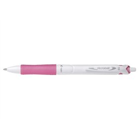 Caneta esferográfica retrátil Pilot Acroball PureWhite - Recarregável - Feita com plástico reciclado - Ponta redonda de 1 mm - E