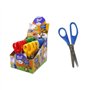 Tesoura Escolar Bismark Bat 13cm - Ponta Redonda - Cores Sortidas