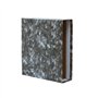 Capa para Arquivo Bismark AZ Folio - Papelão com Linhas - Preto Mesclado