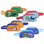 Estojo oval Bismark Lovely Animals em 2 cores - 3 compartimentos - 4 designs diferentes