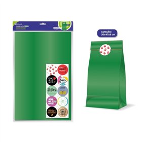 Pacote com 10 envelopes de papel kraft Bismark, 50 g/m², com 10 adesivos de fechamento - Medidas: 30 x 47 x 8 cm - Ideal para pr
