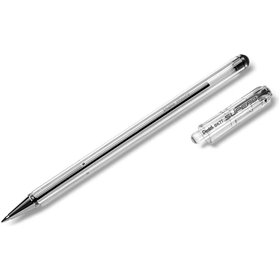 Caneta Esferográfica Pentel SuperB - Ponta Fina 0,7 mm - Espessura do Traço 0,35 mm - Tinta à Base de Óleo - Preta