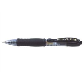 Caneta em gel retrátil Pilot G2 Pixie XS - Ponta esferográfica redonda de 0,7 mm - Espessura da linha de 0,32 mm - Empunhadura e