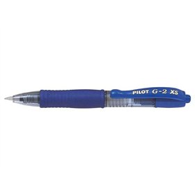 Caneta em gel retrátil Pilot G2 Pixie XS - Ponta esferográfica redonda de 0,7 mm - Espessura da linha de 0,32 mm - Empunhadura e