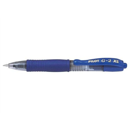 Caneta em gel retrátil Pilot G2 Pixie XS - Ponta esferográfica redonda de 0,7 mm - Espessura da linha de 0,32 mm - Empunhadura e