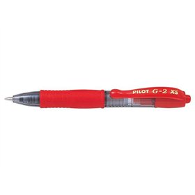 Caneta em gel retrátil Pilot G2 Pixie XS - Ponta esferográfica redonda de 0,7 mm - Espessura da linha de 0,32 mm - Empunhadura e