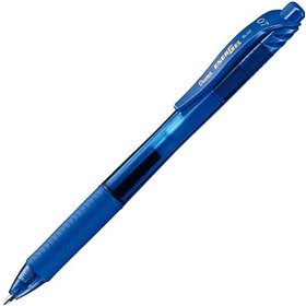Caneta Esferográfica Retrátil Pentel Energel X - Ponta de 0,7 mm - Traço de 0,35 mm - Tinta em Gel - Recarregável - Empunhadura 