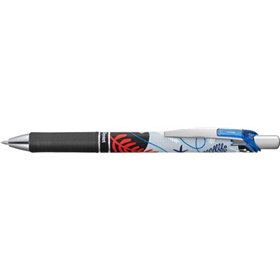 Caneta retrátil Pentel Energel com tinta gel, espessura de linha de 0,7 mm a 0,35 mm, recarregável, com boa aderência, tinta azu