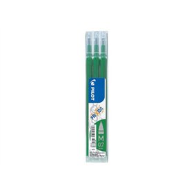 Pacote com 3 Refis Pilot para Frixion Ball / Frixion Clicker - Tinta Gel Apagável - Ponta Esferográfica 0,7mm - Largura da Linha