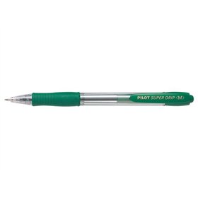 Caneta Esferográfica Retrátil Pilot SuperGrip - Ponta Redonda de 1,0 mm - Espessura da Linha de 0,27 mm - Tinta à Base de Óleo -