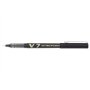 Caneta Rollerball Pilot V7 HI-Tecpoint com Tinta Líquida - Ponta Fina de 0,7 mm - Curso de 0,5 mm - Cor Preta