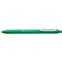 Caneta Esferográfica Retrátil Pentel iZee - Ponta de 0,7 mm - Espessura da Linha de 0,35 mm - Clipe Metálico - Verde