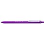 Caneta Esferográfica Retrátil Pentel iZee - Ponta 0,7 mm - Espessura da Linha 0,35 mm - Clipe Metálico - Violeta