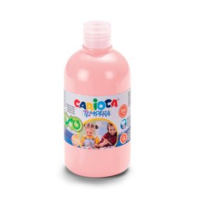 Tinta têmpera Carioca em frasco de 500ml - Cores super laváveis - Fácil de misturar - Aplicável em materiais porosos - Alta opac