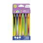 Carioca Oops Easy - Pacote com 6 Canetas Apagáveis com Ponta de 0,7 mm - Tinta Termossensível - Corpo em Cores Gradientes - Borr