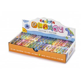 Carioca - Conjunto com 36 Massas de Modelar - Fáceis de Usar - Não Ressecam - Reutilizáveis - Cores Vibrantes e Misturáveis - Se
