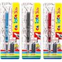 Conjunto Carioca com 1 Caneta Tinteiro + 2 Cartuchos - Cartuchos de Tinta Azul Padrão - Escrita Suave e Precisa - Cores do Corpo
