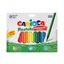 Pacote com 24 massinhas de modelar Carioca Plastello Extra Clean - Não mancham as mãos - Duram três vezes mais - Cores vibrantes