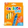 Conjunto de 8 giz de cera Carioca para bebês a partir de 2 anos - Super macios - Tamanho grande para fácil manuseio - Escrita su