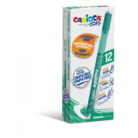 Caneta Apagável Carioca Oops - Tinta Termossensível - Empunhadura Triangular Ergonômica - Ponta de 0,7 mm - Borracha Dupla - Ref