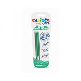 Carioca Oops - Pacote com 3 Refis Apagáveis para Caneta - Tinta Termossensível - Ponta de 0,7 mm - Compatível com Canetas Oops -