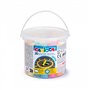 Carioca Pacote com 20 Maxi Giz em Pote com Alça - Sem Pó - Cores Vibrantes - Lavável - Fácil de Apagar - Cores Sortidas
