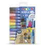 Conjunto de 12 Marcadores de Tinta Acrílica Carioca - Ponta Maxi - Tinta à Base de Água - Alta Cobertura - Cores Sortidas