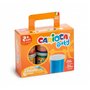 Carioca Têmpera Baby - Kit com 6 Potes de Tinta para Dedos (A partir de 2 Anos) - Lavável - Atóxica - Inodora - Máxima Criativid