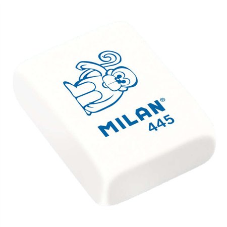 Borracha retangular Milan 445 - Migalhas de pão - Borracha sintética - Desenhos infantis - Cores sortidas