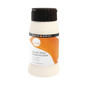 Daler Rowney Simply Plaster Primer Pot 500ml - Branco