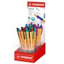 Suporte de exibição Stabilo Pointball com 38 canetas retráteis - ponta de 1 mm - tinta à base de óleo - recarregáveis - 87% de p