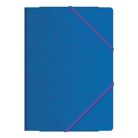 Pastas Dohe com três abas e elástico - Tamanho A4 - Fabricadas em cartão de alta qualidade - Laminadas - Fecho elástico plano