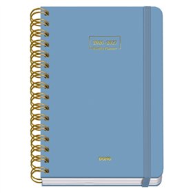 Agenda Escolar Dohe Premium 2026/2027 - Formato A5 - Visão Semanal - Papel Offset Creme 80g - Capa em Cartão Laminado - Encadern