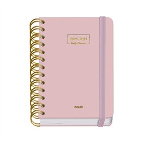 Agenda Escolar Premium Dohe 26/27 - Formato A6 - Um dia por página - Papel offset creme 80g - Capa de cartão laminado - Encadern