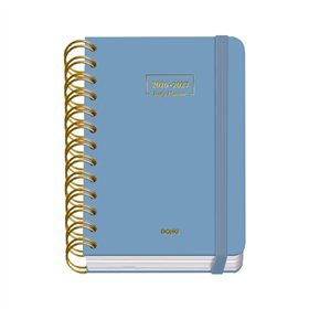 Agenda Escolar Premium Dohe 26/27 - Formato A6 - Um dia por página - Papel offset creme 80g - Capa de cartão laminado - Encadern