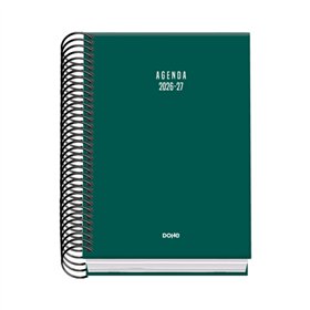 Agenda Escolar Dohe Basic Colour Vibes 26/27 - Formato A6 - Um dia por página - Papel offset creme 70g - Capa de cartão laminado