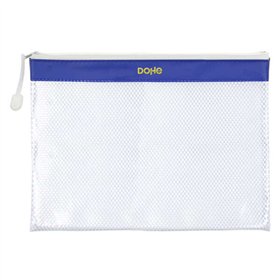 Pasta com fecho de correr em PVC da Dohe - 32x24cm - Ideal para documentos A4