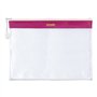 Pasta com fecho de correr Dohe em PVC - 32x24mm - Ideal para documentos A4 - Resistente e durável