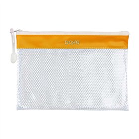 Estojo com fecho de correr em PVC da Dohe - 24x17,5mm - Resistente à água - Ideal para documentos A5