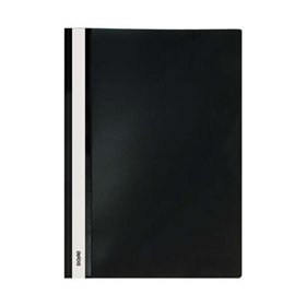 Pasta para documentos Dohe em polipropileno com fecho - Tamanho A4 - Capa transparente e verso opaco - Ideal para organizar docu