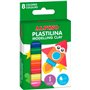 Pacote Alpino com 8 bastões de massa de modelar de 12g - Muito flexíveis - Podem ser misturados - Sem glúten - Cores sortidas