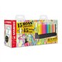 Conjunto de marcadores Stabilo para mesa com 15 marcadores Stabilo Boss e 15 marcadores Swing Cool - Tinta à base de água - Core
