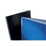 Capas para encadernação GBC Polyclearview - A4, 800 mícrons - Preto e fosco - Preto