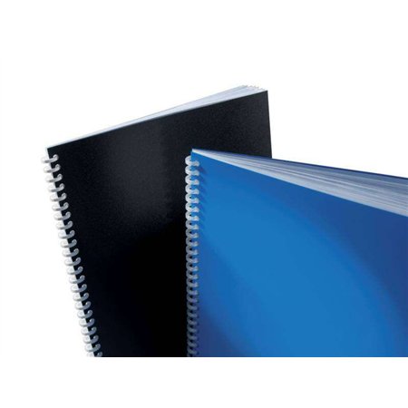 Capas para encadernação GBC Polyclearview - A4, 800 mícrons - Preto e fosco - Preto