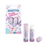 Conjunto de 2 bastões de cola médios Giotto Candy Collection de 20g - Secagem rápida - Ideal para uso escolar
