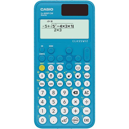 Calculadora científica Casio Iberia Classwiz FX-85SP com visor LCD de 12 dígitos - Tabela de Valores, Simplificação de Frações, 